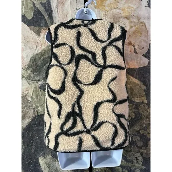 New Free People Damson Madder Marta Borg Gilet Size 8 - Picture 5 of 10